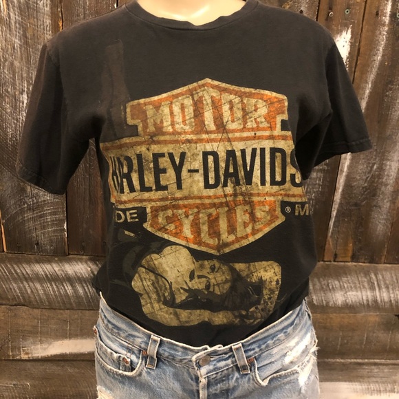 SOLD!Vintage Harley Tee - Picture 3 of 4